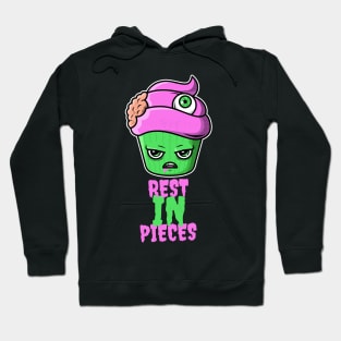 Rest In Pieces Halloween Cupcake Hoodie